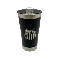 Copo Térmico 500Ml c/ Abridor Santos Futebol Licenciado Copo Térmico 500Ml c/ Abridor Santos Futebol Licenciado