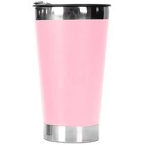 Copo Térmico 500ml - Cor Rosa - venda ERP