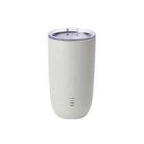 Copo Térmico 500ml - Fika - Tampa Plana - Cor Bege Copo Térmico 500ml - Fika - Tampa Plana - Cor Bege