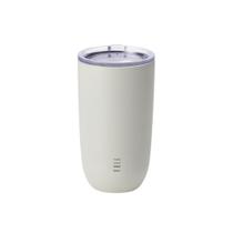 Copo Térmico 500ml - FIKA - Tampa Plana - Cor Bege