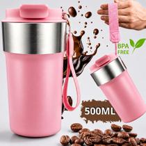 Copo Termico 500ml Inox Cafe Escritorio Trabalho - Genérico