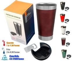 Copo Térmico 502 Ml Com Tampa E Abridor - Quente Ou Frio