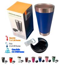 Copo Térmico 502 Ml Com Tampa E Abridor - Quente Ou Frio