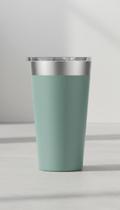 Copo Térmico 560ml Verde Com Tampa Hermética Copo Térmico 560ml Verde Com Tampa Hermética