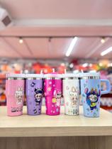 Copo Térmico 600ml Camada Dupla Inox Alça Tampa E Canudo Copo Térmico 600ml Camada Dupla Inox Alça Tampa E Canudo