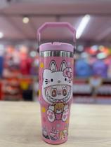 Copo Térmico 900ML Com Alça e Com Canudo