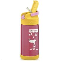 Copo térmico aço inox 400ml fisher price hot & cold rosa/azul cupcake - bb1023