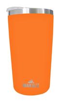 Copo Térmico Aço Inox 420ML Laranja p/ Água Cerveja Café - Quente e Frio - Unica 1un Copo Térmico Aço Inox 420ML Laranja p/ Água Cerveja Café - Quente e Frio - Unica 1un