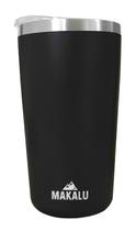 Copo Térmico Aço Inox 420ML Preto p/ Água Cerveja Café - Quente e Frio - Unica 1un Copo Térmico Aço Inox 420ML Preto p/ Água Cerveja Café - Quente e Frio - Unica 1un