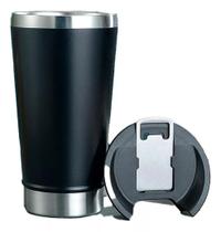 Copo Térmico Aço Inox 502ml C/ Tampa Abridor Bebidas Cerveja