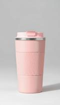 Copo Térmico Aço Inox 510ml Rosa Lisa