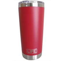 Copo Térmico Aço Inox 591Ml 9Hrs Frio 3Hrs Quente Vermelho Copo Térmico Aço Inox 591Ml 9Hrs Frio 3Hrs Quente Vermelho