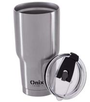 Copo Térmico Aço Inox 870 Ml Com Tampa Cerveja Chá Água Café Onix Termic - Paramount