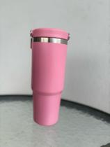 Copo Térmico Aço Inox 900ml Alça Tampa Canudo Antivazamento