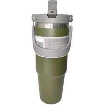 Copo Térmico Aço Inox com canudo. parede dupla a vácuo quente e frio 900ml Copo Térmico Aço Inox com canudo. parede dupla a vácuo quente e frio 900ml