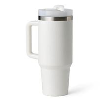 Copo Térmico Aço Inox Parede Dupla 1200ml com Alça e Canudo