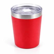 Copo Térmico Aço Inoxidável 260ml para Cerveja Doméstico Leite Café Cor:Vermelho Copo Térmico Aço Inoxidável 260ml para Cerveja Doméstico Leite Café Cor:Vermelho