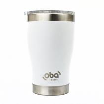Copo Térmico Aço Inoxidável Com Tampa 473ml 24h Com Gelo 12 Frio 1h Quente - Oba Termic