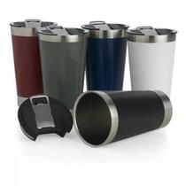 Copo Térmico Aço Inoxidavel com Tampa e Abridor de Garrafa 500ML Copo Térmico Aço Inoxidavel com Tampa e Abridor de Garrafa 500ML