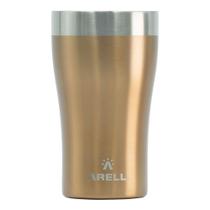 Copo Térmico Arell Dourado Metallic Gold 500ml Isolamento a Vácuo Tulip Pint Copo Térmico Arell Dourado Metallic Gold 500ml Isolamento a Vácuo Tulip Pint