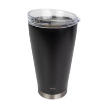 Copo Térmico Bebida Gelada Quente Café Cerveja 475ml Preto