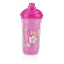 Copo Térmico Bico Rígido 270Ml +6M Flores Nuby