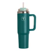 Copo Térmico Big T com Canudo - 1,1 Litros - Verde - Tupperware