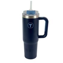 Copo Térmico Big T com Canudo 1,1L - Azul Profundo