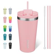 Copo Térmico BJPKPK 532 ml em Aço Inoxidável Isolado Rosa