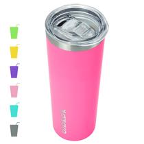 Copo Térmico BJPKPK 590 ml Slim Inox Isolado Rosa Copo Térmico BJPKPK 590 ml Slim Inox Isolado Rosa