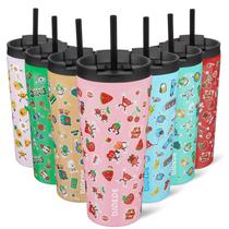 Copo Térmico BJPKPK 650 ml em Aço Inoxidável Isolado Rosa