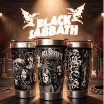 Copo Térmico Black Sabbath 473ml Inox Gravação 360 Rock Metal Copo Térmico Black Sabbath 473ml Inox Gravação 360 Rock Metal