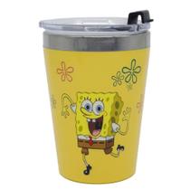 Copo Termico Bob Esponja 300 ml Com Tampa