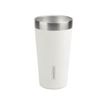 Copo Térmico Branco Em Aço Inox Tramontina Exata Sem Tampa 420ml