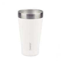 Copo Térmico Branco Em Aço Inox Tramontina Exata Sem Tampa 550ml
