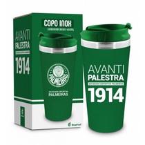 Copo térmico brasfoot palmeiras emborrachado