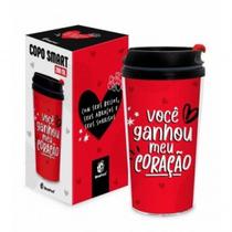 Copo Térmico Brasfoot Smart c/Tampa 200ml- Você Ganhou Meu Coração