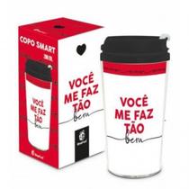 Copo Térmico Brasfoot Smart c/Tampa 200ml- Você Me Faz Tão Bem