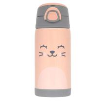 Copo Térmico Buba Com Canudo 400ml Gumy Nude Copo Térmico Buba Com Canudo 400ml Gumy Nude