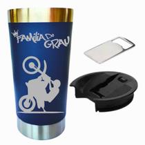 Copo Térmico C/ Tampa 500ml Inox Família do grau moto