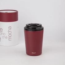 Copo Térmico Café Chá 240ml Parede Dupla Inox Tampa Vedação Copo Térmico Café Chá 240ml Parede Dupla Inox Tampa Vedação