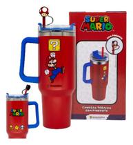 Copo Térmico Canudo Copão 1,15l Super Mario Quencher Copo Térmico Canudo Copão 1,15l Super Mario Quencher