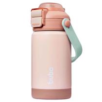Copo Térmico Canudo E Bico 360ml Buba Rosa Copo Térmico Canudo E Bico 360ml Buba Rosa