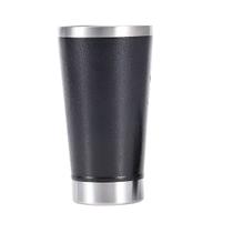 Copo Térmico Cerveja Café Aço Inox 473ml Abridor Cor:Preto Copo Térmico Cerveja Café Aço Inox 473ml Abridor Cor:Preto