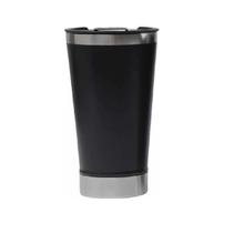 Copo Térmico Cerveja Chopp Inox Com Tampa E Abridor 473ml