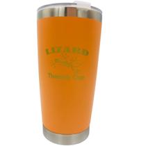 Copo Térmico Cerveja Lizard Aço Inoxidável Laranja 500 Ml
