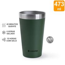 Copo Térmico Cerveja Termopro 473 ml Verde