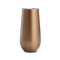 Copo Termico Champagne Espumante Drink 180ml Aço Inox Mantem Temperatura 6 Horas