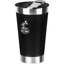 Copo Térmico Collins Aço Inox Com Tampa 473Ml Preto