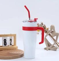 Copo Térmico Com Canudo 1.2 Litros Caneca Neymar Lançamento